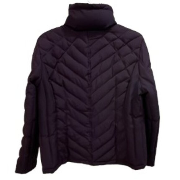 Nine West Plum Purple Quilted Puffer Jacket Coat - LNC - Picture 2 of 5